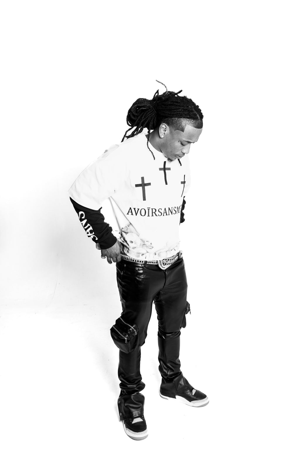 White Everlasting Lyfe Double Layered Thermal Shirt